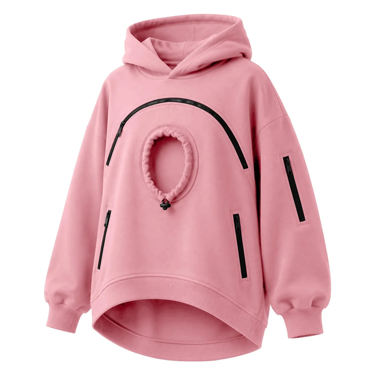 Sudadera canguro para perros rosa