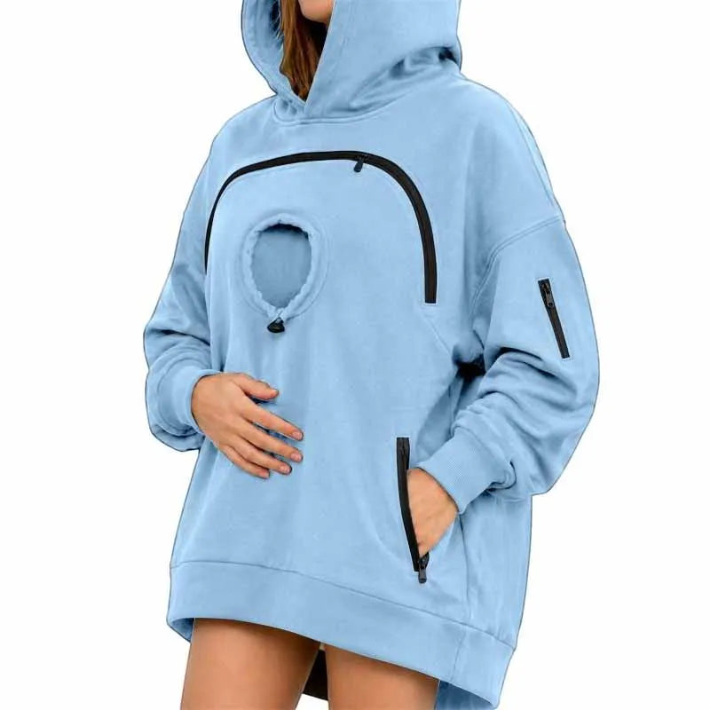 Sudadera canguro con mascota