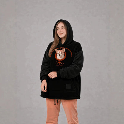 Sudadera canguro con bolsillo para mascota