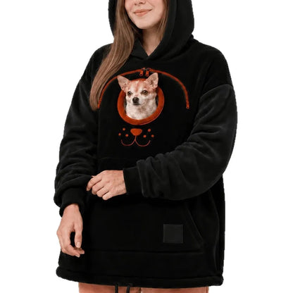 Sudadera canguro con bolsillo para mascota